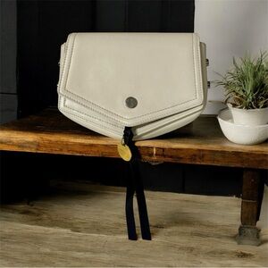Jimmy Choo Cream Crossbody Bag